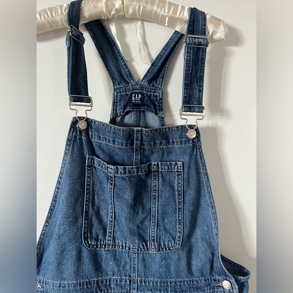 Gap  Destructed Denim Overalls - Picture 3 of 13